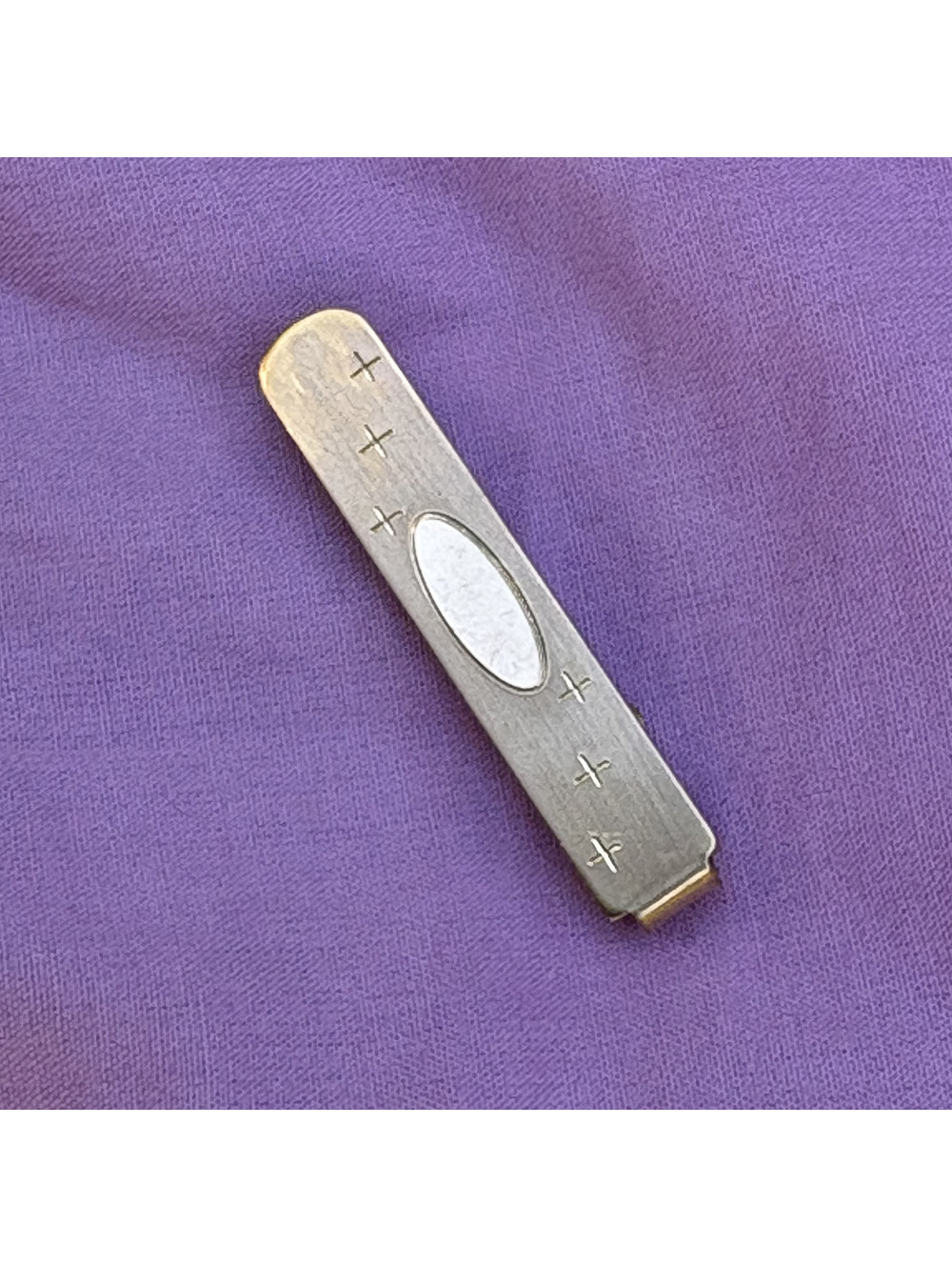 Vintage Anson 12K Gold Filled Collar Clip Bar Pat Pend